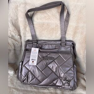 NWT Lug Cabby SE Tote Bag - Metallic Pearl